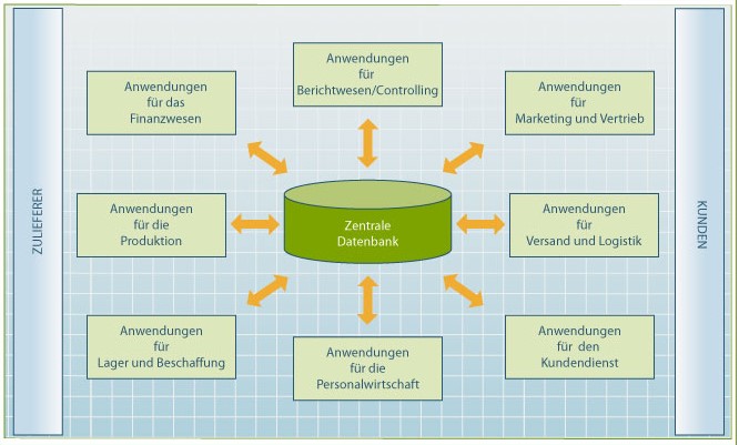 Aufbau des Enterprise Resource Planning Systems