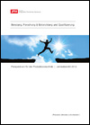 Titelseite des IPH-Jahresberichts 2012 mit der Silhouette eines springenden Menschen vor blauem Himmel