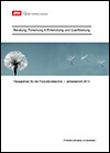 Titelseite des IPH-Jahresberichts 2014 mit einer Pusteblume, deren Samen vor hellem Himmel davonfliegen