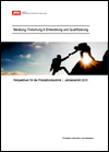 Titelseite des IPH-Jahresberichts 2015 mit zwei Kletterern, von denen einer dem anderen auf einen Gipfel hilft