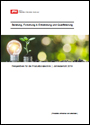 Titelseite des IPH-Jahresberichts 2019 mit leuchtender Glühbirne und einer Pflanze, die aus einem Münzstapel wächst