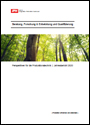 Titelseite des IPH-Jahresberichts 2020 mit Blick in einen lichtdurchfluteten grünen Laubwald