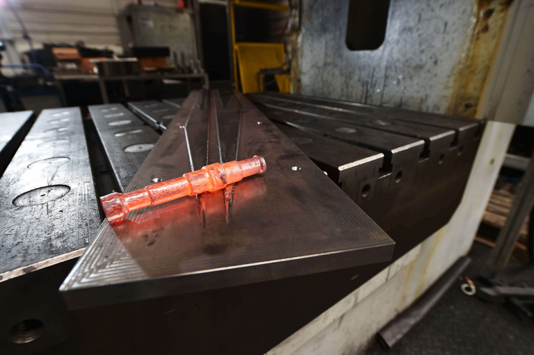 Verkürzung des Schmiedeprozesses durch inhomogene Erwärmung