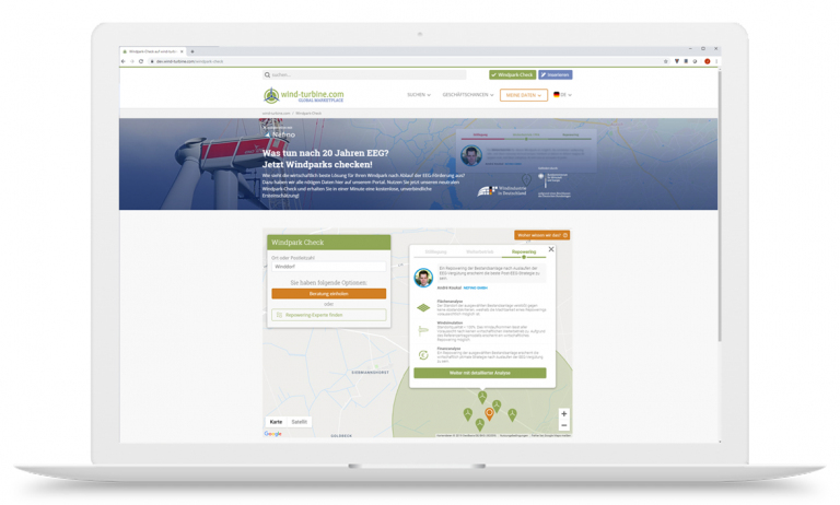 wind-turbine.com - Tool zur Prüfung von Windenergieanlagen