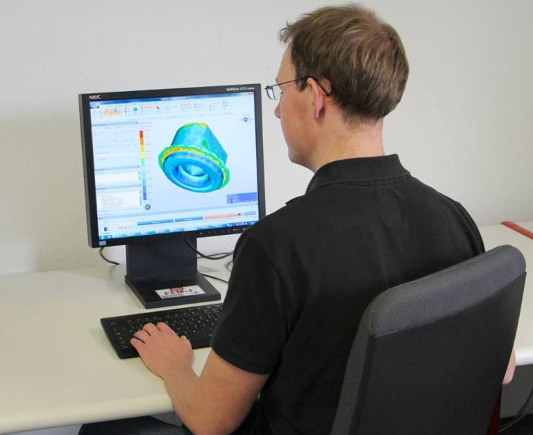 FEM-Simulation zum Testen von Umformverfahren