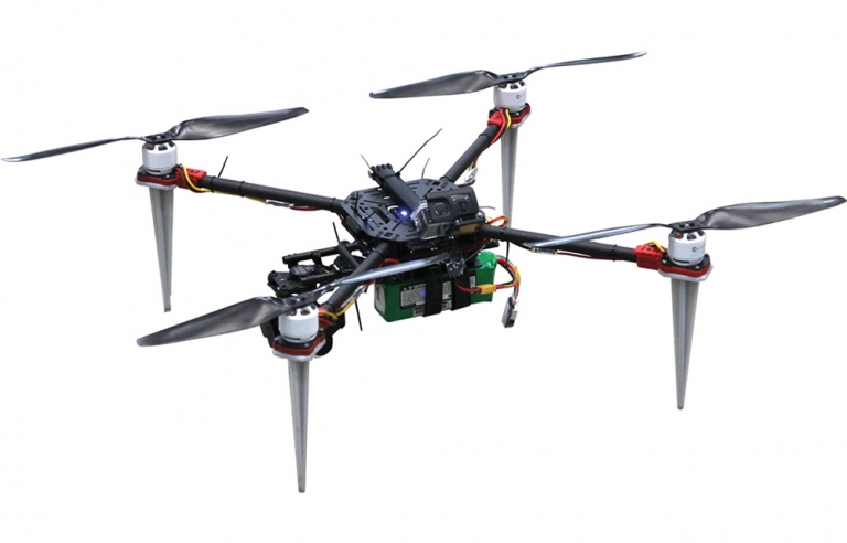 Drohne für die Layouterfassung