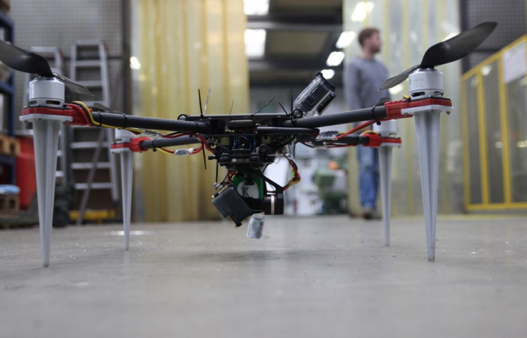 Drohne für die digitale Fabrikplanung